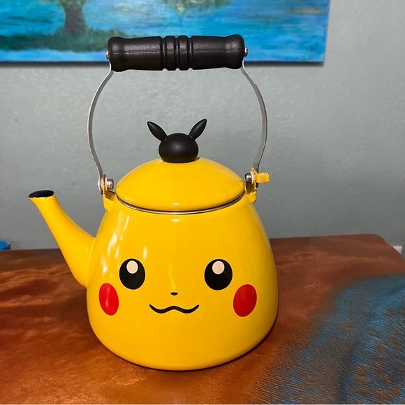 Pokémon Center Pikachu Tea Kettle Yellow Pikachu Teapot Japan with box